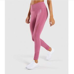 NWOT Gymshark Medium Dusky Pink 7/8 Leggings